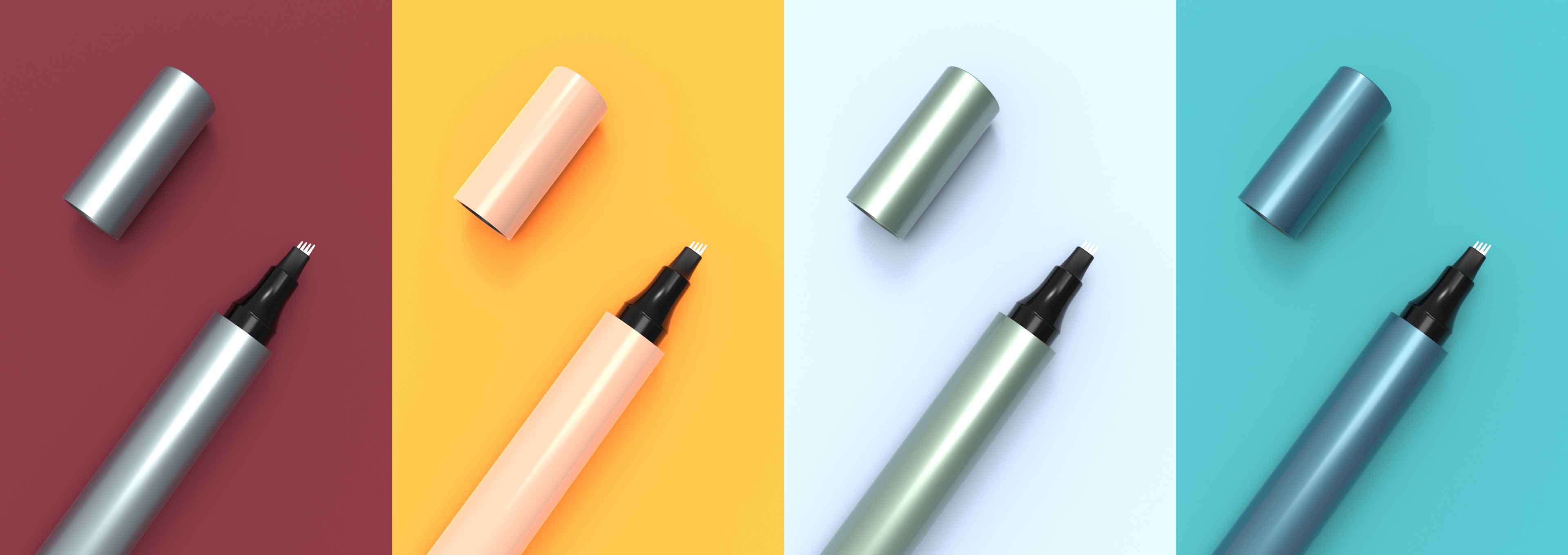 Үйлену құралдарымен қоштасыңыз! Бұл қос түйіндеме қарындаш және контурлы щетка тіпті жаңадан бастаушыларға табиғи түрде анықталған қастарға қол жеткізуге мүмкіндік береді.